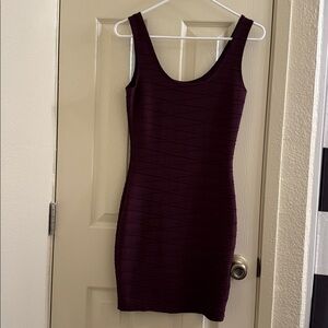 Maroon Windsor bodycon dress